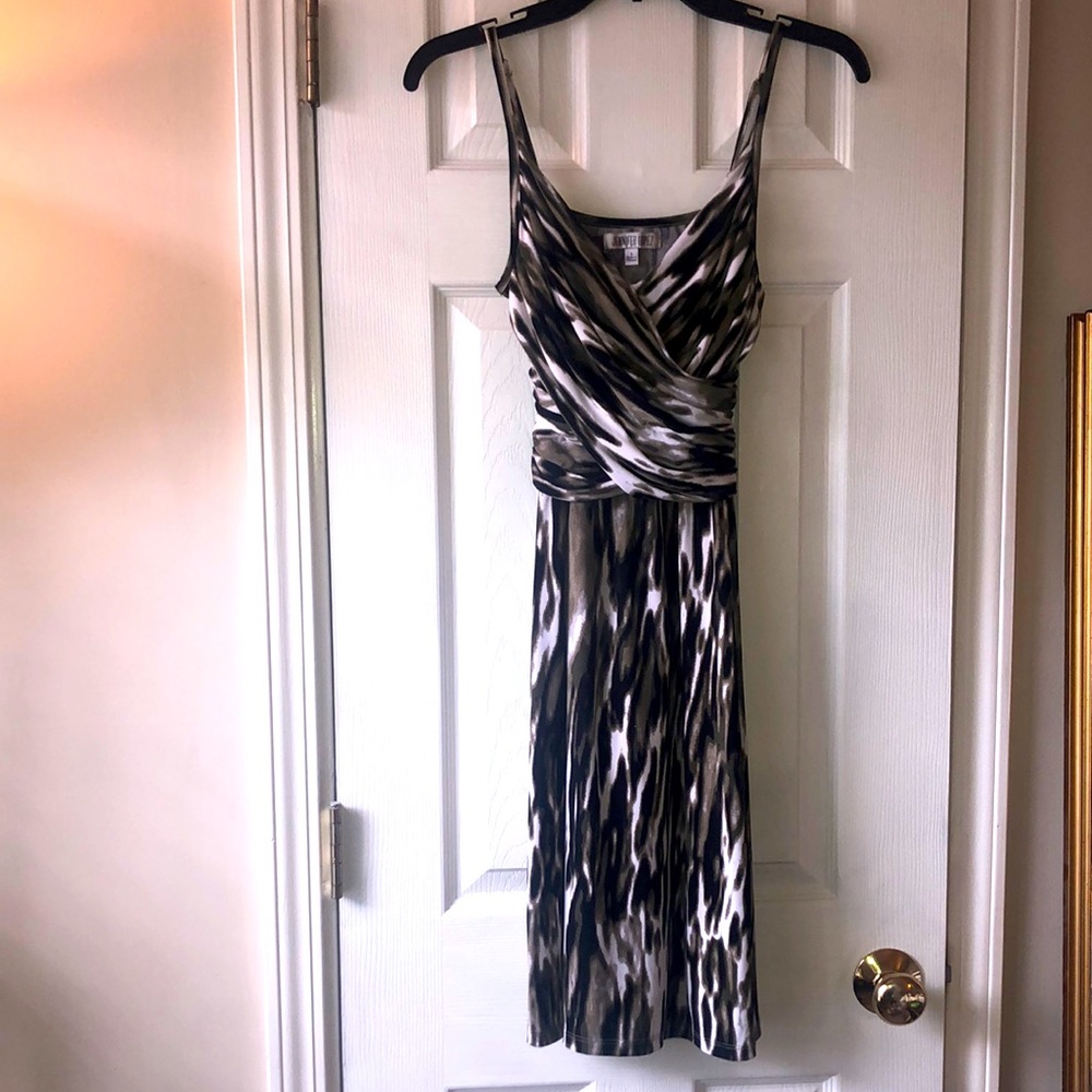 Jennifer Lopez Tie Back Midi Dress Size Small
